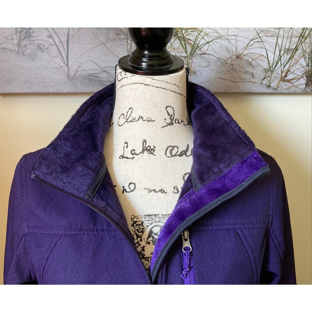 Free Country women's purple soft shell lined mid-weight coat, size small - Picture 5 of 11